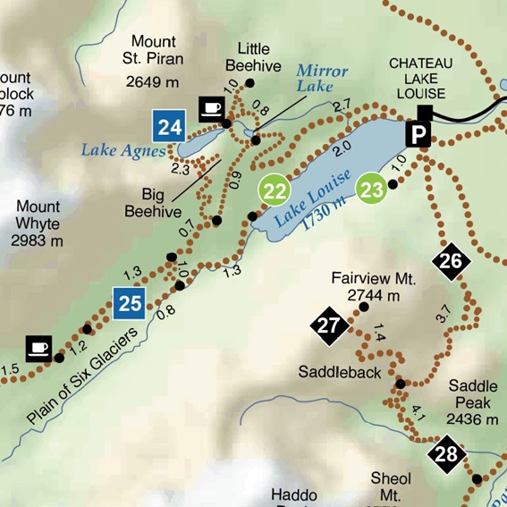 hiking lake louise